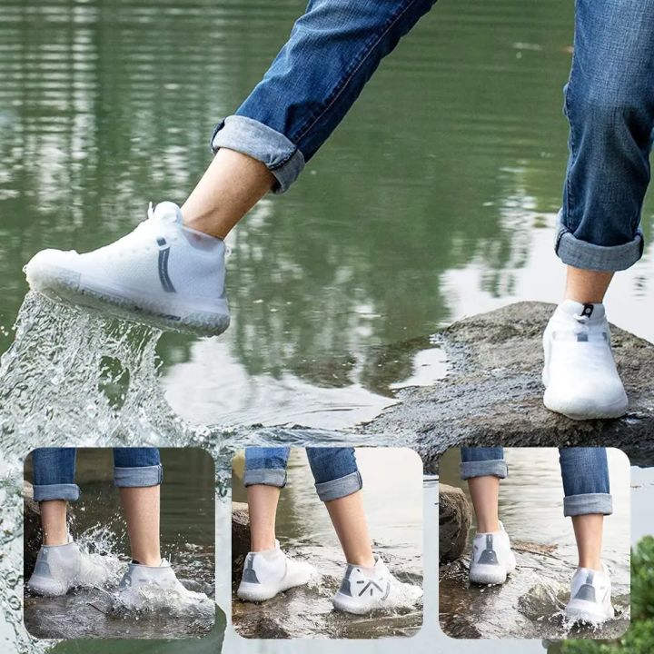Waterproof%20Silicone%20Shoe%20Covers%20M/L%20Reusable%20Non-Slip%20Rain%20Boots%20Unisex%20Sneakers%20Protector%20For%20Outdoor%20Rainy%20Day%20Shoes%20Cover%20-%20Image%205