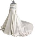 floor touch bridal western gaun New Fashionable Trendy look western dress White party wear white gorgeous gaun for women birthday dress gift item for special person.