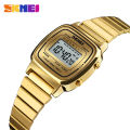 SKMEI 1901 Luxury Women Watches Small Dial Digital Chrono Calendar Watch Waterproof Ladies Wristwatch Clock Montre femme 1620.