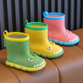 Dinosaur Children's Rain Boots Boys And Girls Cute Anti-slip Wear-Resistant Rain Shoes Soft Soled Outdoor Waterproof Shoes.