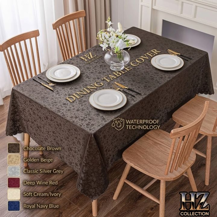 Modern%20Classic%20PVC%20Tablecloth%206/8%20Seater%20Rectangle/Oblong%2060x90/102cm%20Elegant%20Dining%20Table%20Cover%20-%20Image%203