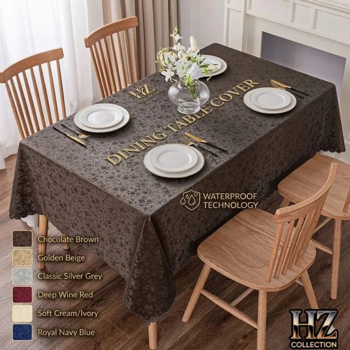 Modern%20Classic%20PVC%20Tablecloth%206/8%20Seater%20Rectangle/Oblong%2060x90/102cm%20Elegant%20Dining%20Table%20Cover%20-%20Image%203