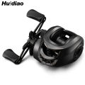 Huidiao Beginner Baitcasting Reel 7.2:1 Easy Casting Fishing Reel 10KG Max Drag 12-Level Magnetic Brake System for New Angler. 