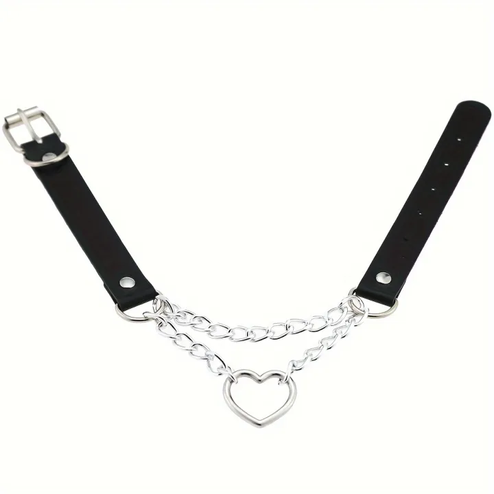 Personalized%20Fashion%20Punk%20Hip-Hop%20Gothic%20Peach%20Heart%20Shaped%20Chain%20Collar%20Necklace%20Trend%20Leather%20Love%20Heart%20Collar%20-%20Image%204