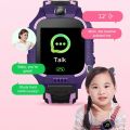 Kids Smart Watch 2024 New Sim Card Smartwatch For Children Sos Call Phone Camera Voice Chat Photo Boy Girl Gift Color Screen Q19. 