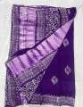 Comilla Batik Half Silk Sharee Women's Fashionable Traditional Sari Blouse Included.