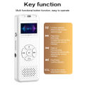 2025 New Mini Portable MP3 Player HiFi Music Player Built-in Speaker For Walkmen with E-Books Recording FM Radio Reproductor MP3. 
