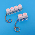 Fingertip Decompression Toy Keys Silicone Soft Cat PAWS Keychain Key Ring Mobile phone Pendant Accessories Keyboard Tapping.