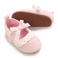 Cute White Lace Children's Shoes Princess Shoes Walking Shoes Butterfly Bow Cotton Soft And Comfortable Suitable For 0-18M. 