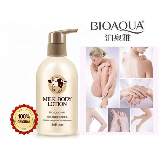 BIOAQUA%20Milk%20Body%20Lotion%20Nourishes%20The%20Skin%20Hydrating%20Oil-Control%20Chamfer%20To%20Soothe%20The%20Skin-250ml%20-%20Image%203