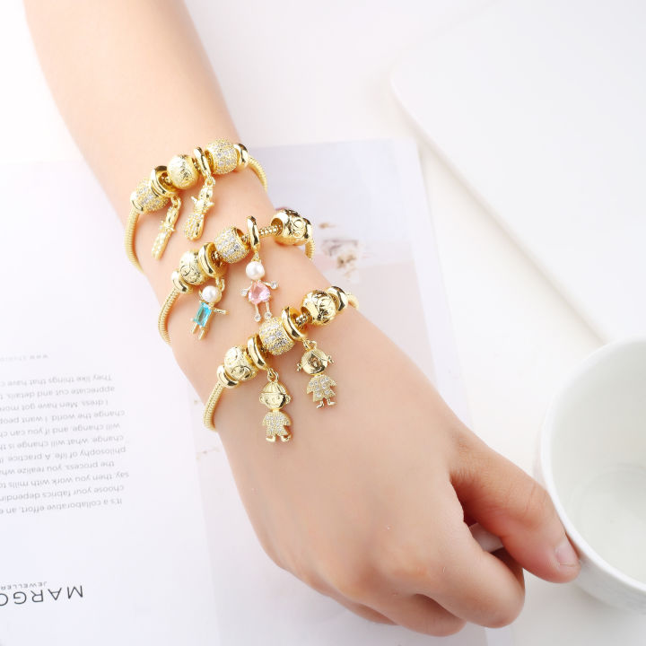 Cute%20Crystal%20Zirconia%20Boys%20Girls%20Theme%20Snake%20Bone%20Chain%20Bracelet%20Personalized%20for%20Men%20Women%20Birthday%20Party%20Birthday%20Jewelry%20Gift%20-%20Image%206