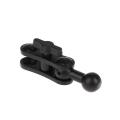 Alloy 17mm Ball Mount Extension Adapter Rotation Extension Rod For Car Air Vent Dashboard Phone Holder Accessories. 