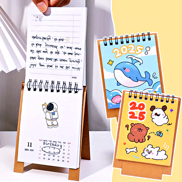 Cute%20calendar%20mini%20desk%20calendar%202025%202568%20New%20Year%20gift%20giveaway%20gift%20assorted%20customers%20ready%20to%20ship%20from%20Thailand%20-%20Image%203