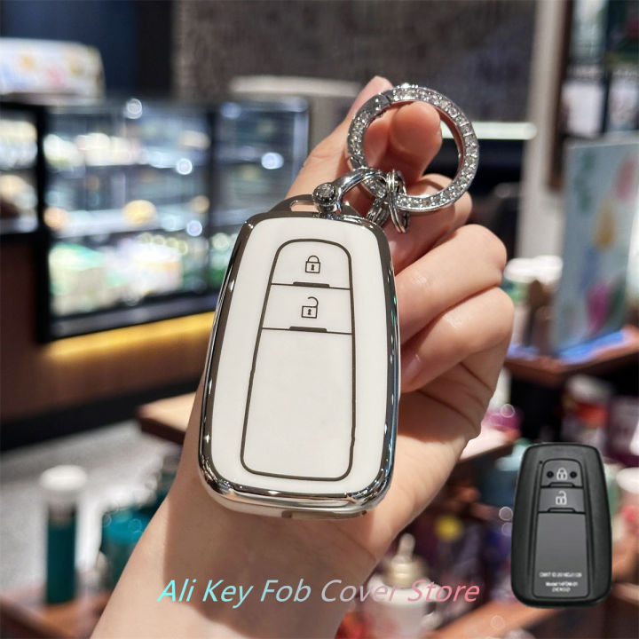 Key%20Fob%20Cover%20Keyring%20Keychain%20Lanyard%20for%20Toyota%20Prius%20Camry%20Corolla%20CHR%20C-HR%20RAV4%20Land%20Cruiser%20Prado%20-%20Image%204
