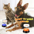 Dog Toys Funny Dog Recordable Pet Toys Travel Talking Pet Starters Pet Speaking Buttons Portable Cute Pet Supplies. 
