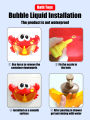 1pcs Kids Red Crab Spit Bubble Machine Baby Bath Toys Kids Bathtub Water Play with Music,Surprise gift for boys girls. 