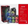 KTS 1745 PORTABLE RECHARGEABLE DOUBLE 8 INCH WIRELESS BLUETOOTH SPEAKER. 