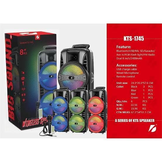 KTS%201745%20PORTABLE%20RECHARGEABLE%20DOUBLE%208%20INCH%20WIRELESS%20BLUETOOTH%20SPEAKER%20-%20Image%202