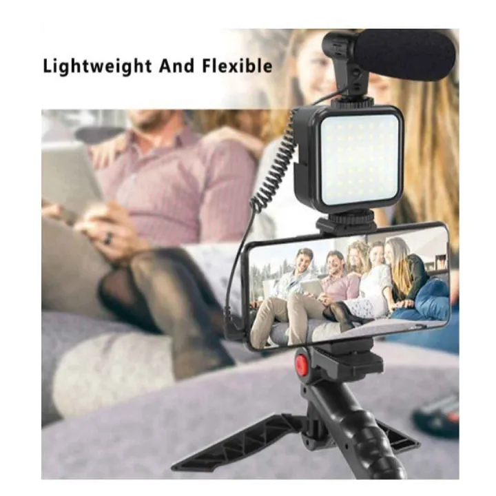 Smartphone%20Video%20Vlogging%20Kit%20with%20LED%20Light,%20Phone%20Holder,%20Microphone,%20Tripod,%20Carry%20Bag,%20TECELKS%20YouTube%20Starter%20Kit%20for%20iPhone/Android,%20Content%20Creator%20Kit%20for%20Video%20Recording%20Vlogging%20-%20Image%207