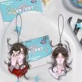 Anime Tian Guan Ci Fu Heaven Official's Blessing Hua Cheng Xie Lian Cosplay Keychain Acrylic Keyring Phone Chain Accessory Gift. 