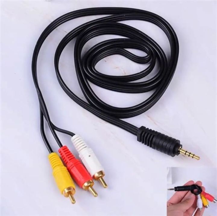 Av%20code%203%20in%201%20high%20Quality%203.5%20mm%20turn%20RCA%20AV%20cable%203%20to%20Tv%20%20box%20other%20side%20Audio%20vidio%20point%20-%20Image%203