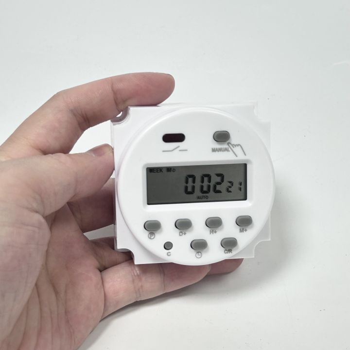 Digital LCD Power Weekly Programmable Timer Relay Switch CN101A DC12V ...