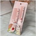 Fruit Pattern Comb Set - Durable ABS Plastic Handle, Mouse Tail Comb for Smooth Styling, Suitable for All Hair Types. 