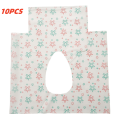 5/10PCS Disposable Toilet Seat Cover Mats Water Resistance Individually Wrapped Portable Toilet Mat Fof Bathroom Products.