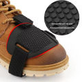 Motorcycle Shift Pad Gear Shoe Cover Durable Lightweight Boot Protector Adjustable Protector Cover for Riding Moto Accessaries.