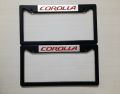 COROLLA-Car Number Plate Frame, Car License plate- (2PC/SET).
