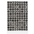 Luminous Car Sticker Instrument Panel Buttons Stickers PVC Truck Decoration Rocker Switch Label Circuit Decal. 
