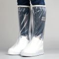 Men's and Women's High Tube Shoe Cover with Pressed Rain Waterproof Edge and Thickened Sole Wear Resistant Quality Dirtproof.