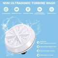 Mini Portable Ultrasonic Turbine Washing Machine Turner USB Powered. 