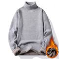 Autumn Winter Men's Turtleneck Sweater Men's Knitting Pullovers Rollneck Knitted Sweater Warm Men Jumper Slim Fit Casual Sweater.