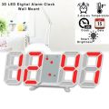 Creative 3d Stereo Mini Clock Led Digital Clock Wall Clock Desk Desk Clock Alarm Clock Living Room Clock Diy. 