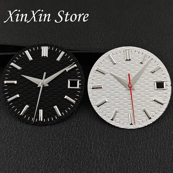 Sky%20Blue%2028.5mm%20GS%20Watch%20Dial%20With%20Hands%20Wave%20Textured%20Surface%20Watch%20Face%20Watch%20Parts%20for%20NH35%204R35%20Movement%20for%20GS%20Mod%20Parts%20-%20Image%203
