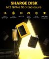 SHARGE 2230 M.2 NVMe SSD Enclosure NVMe PCI-E M.2 SSD Case to USB 3.2 Gen 2 10Gbps External SSD for Laptop PS5 Game Camera. 