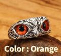 New Men's Trend silver color owl Eagle Head ring for You love one's Best gift. 