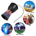 4Inch Spring Drum Thunder Drum Sound Effect Instrument PVC Portable Thunder Drum Thunder Sound Simulation for Events Celebration. 