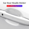 Car Door Handle Bowl Scratch Protective Invisible Transparent Stickers Silicon Rearview Mirror Anti-collision Protection Strip.