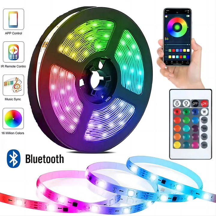 Tape Bluetooth USB LED Strip Light 5050 SMD 5V USB RGB Lights Flexible ...