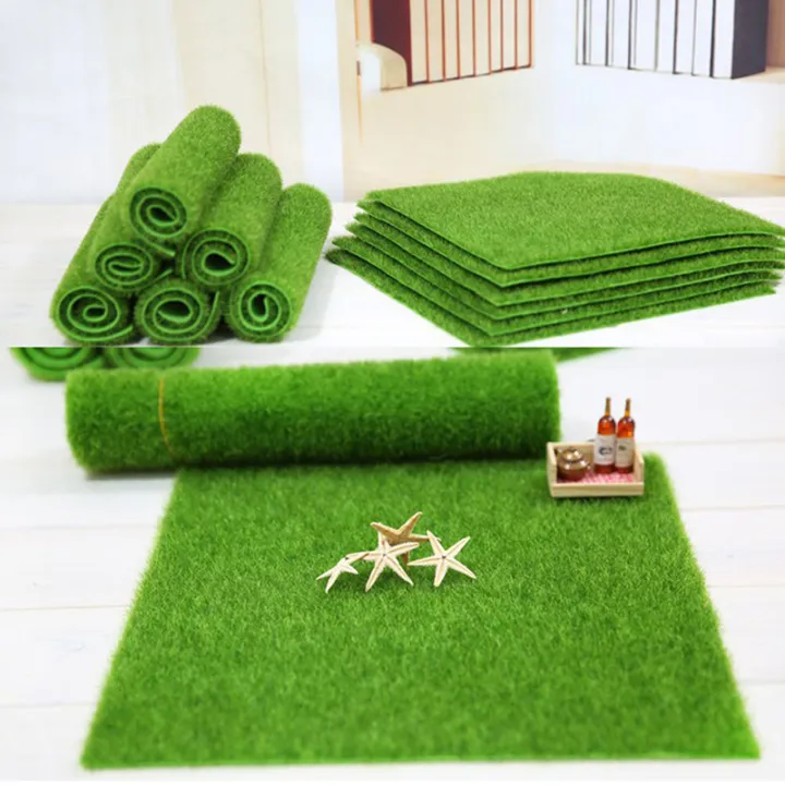 1Pc%20New%2015cm%20Grass%20Mat%20Green%20Artificial%20Lawns%20Turf%20Carpets%20Fake%20Sod%20Garden%20Moss%20For%20Dollhouse%20Decals%20Toys%20-%20Image%204