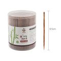 800pcs Disposable Toothpick Household Carbonized Bamboo Toothpick Eco-friendly Single Head Tooth Picks  For Home Dining Hotel. 