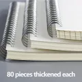 A5 A6 B5 Spiral book coil Notebook To-Do Lined DOT Blank Grid Paper Journal Diary Sketchbook For School Supplies Stationery. 