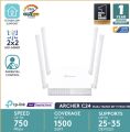 TP-Link Archer C24 AC750 Dual-Band Wi-Fi Router - 4 Antennas, High- Speed Streaming.