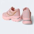 Girls high sole Chain Joggers shoes Korean Style. 