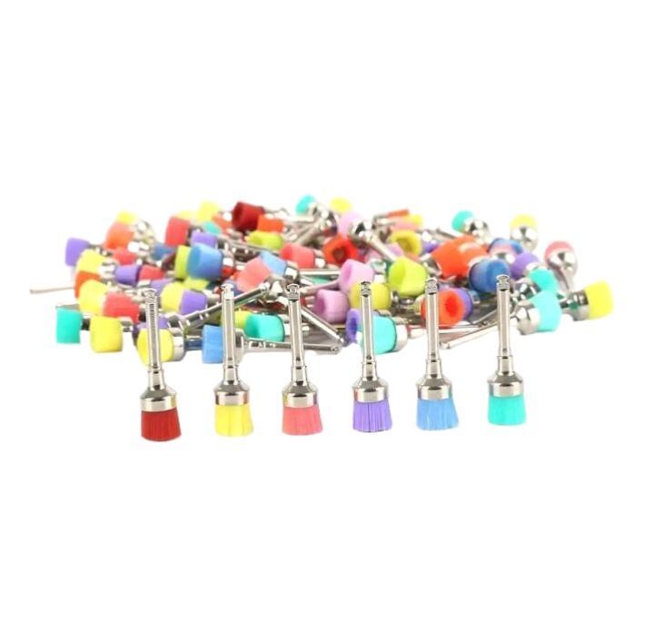 100pcs/Box%20Dental%20Polishing%20Brush%20Polisher%20Prophy%20Cup%20Rubber%20Latch%20Colorful%20Nylon%20Bristles%20Mix%20Style%20Dentist%20Tool%20Lab%20Material%20-%20Image%204