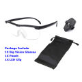 Big vision glasses rimless magnifying glasses 160% high quality clear Image non-Blur New version strong legs anti-blue light lens. 