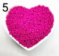 Round Moti Multi color 100Gm packet Multiple Sizes & Multiple colors. 