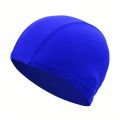 Swimming cap, high elasticity, comfortable and breathable adult universal solid color swimming cap. 